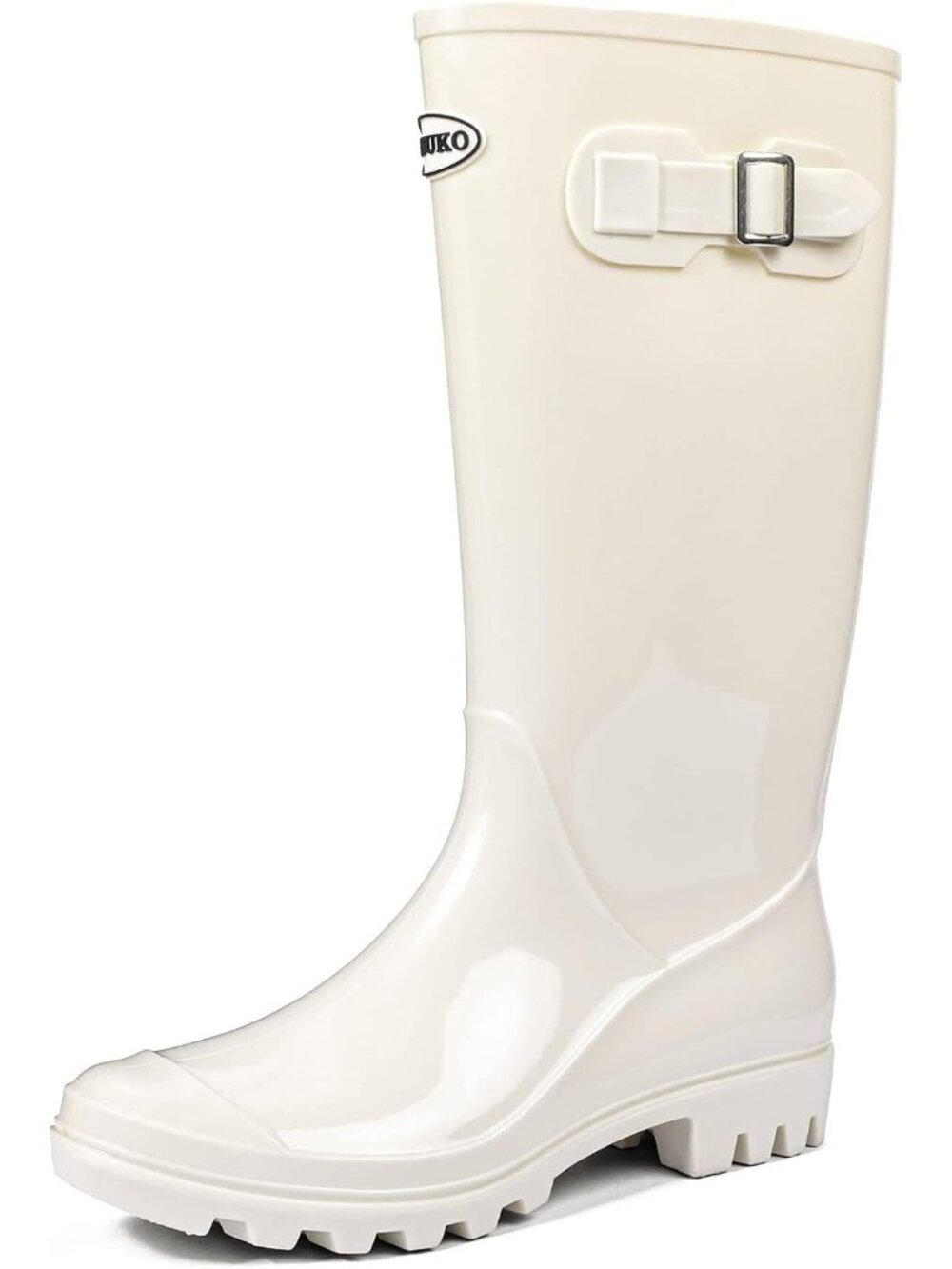 🆕Women's  Tall Waterproof Rain Boots Rubber Wide Calf Garden Boots